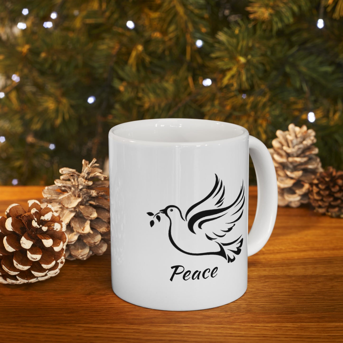 Peace Bird /Ceramic Mug, 11oz