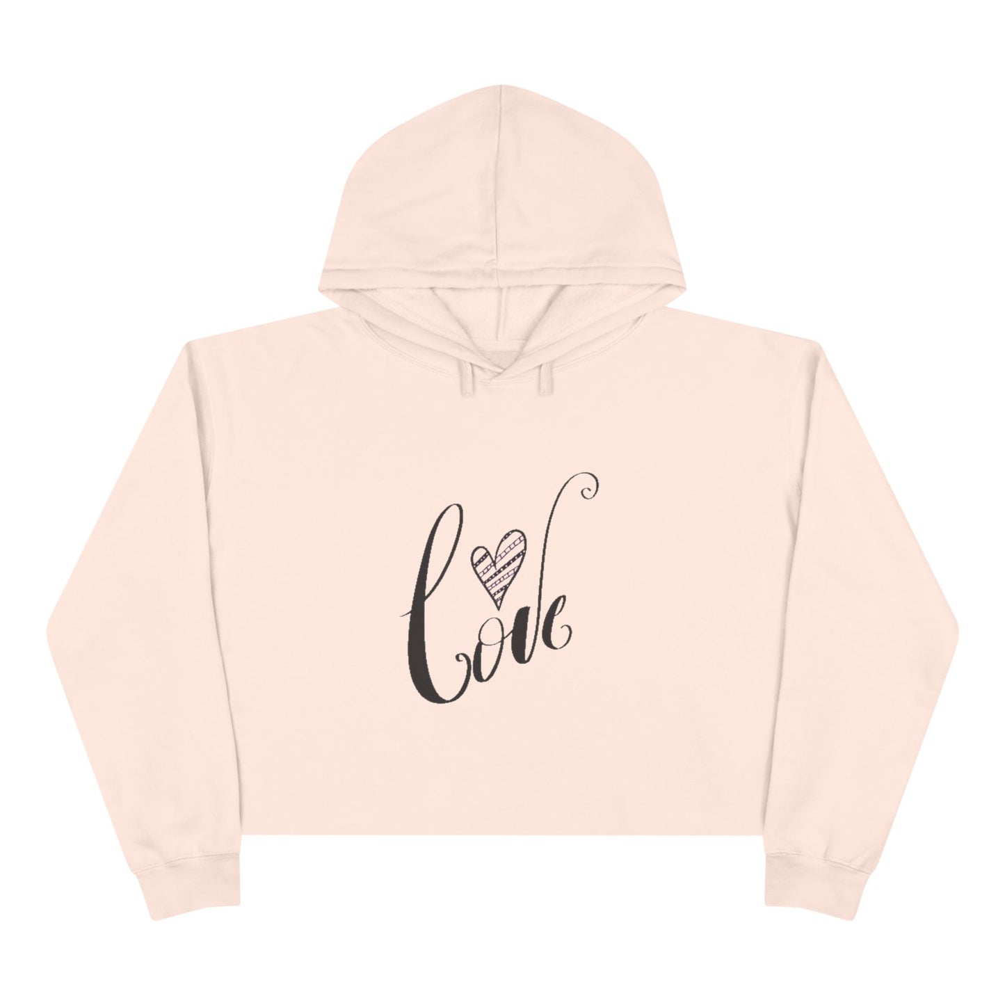 Crop Hoodie -Heart4