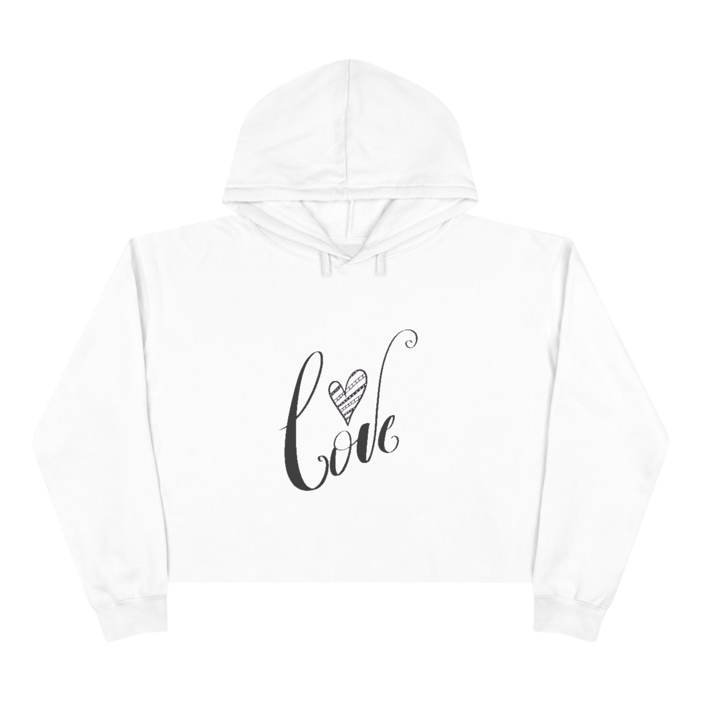 Crop Hoodie -Heart4