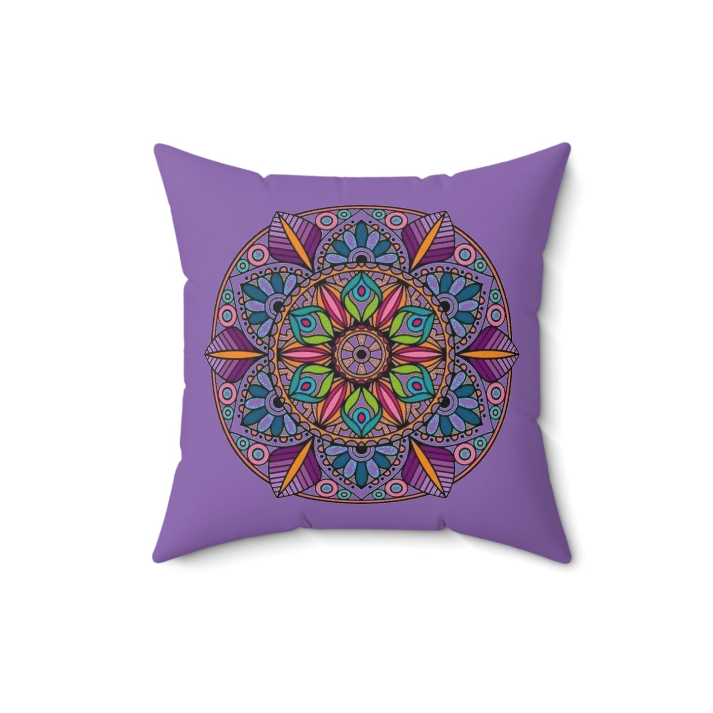 Pillow -polyester /MandalaColor1
