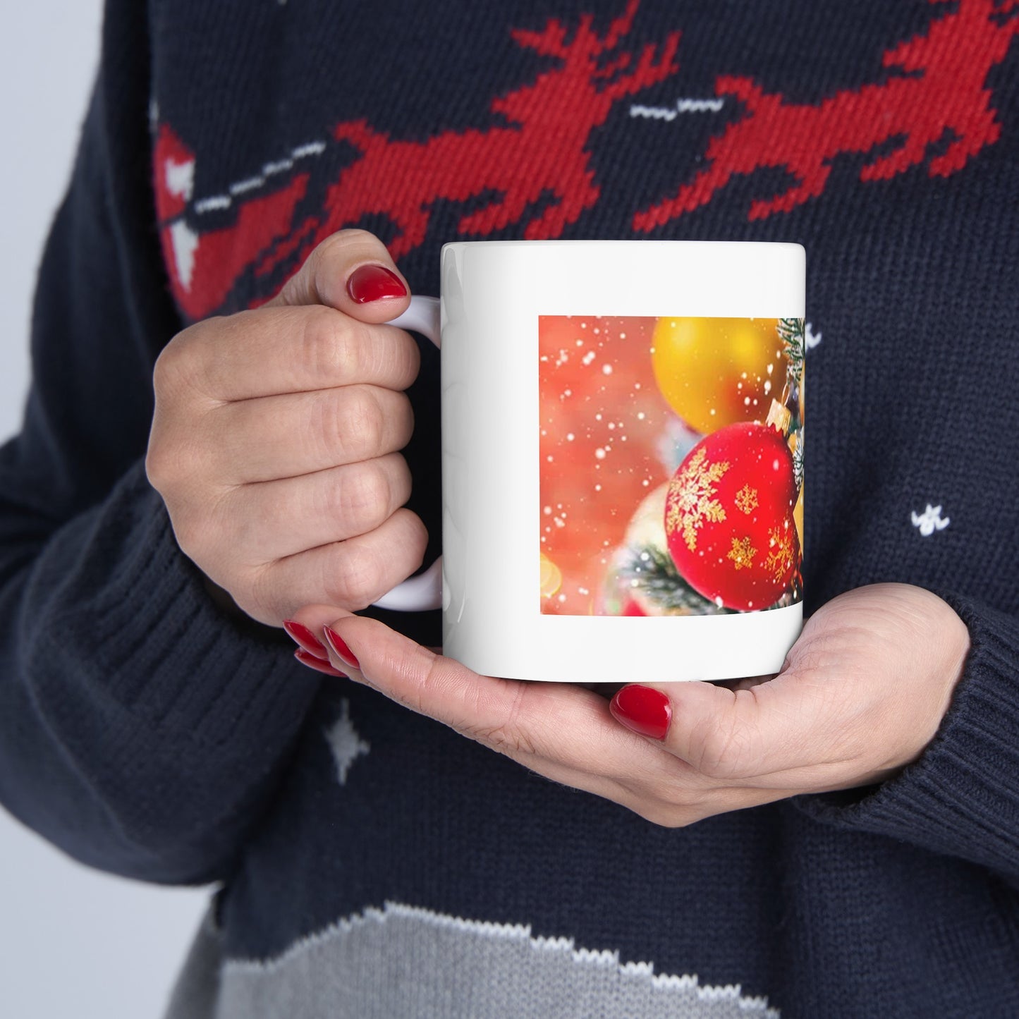 Decorations /Ceramic Mug, 11oz