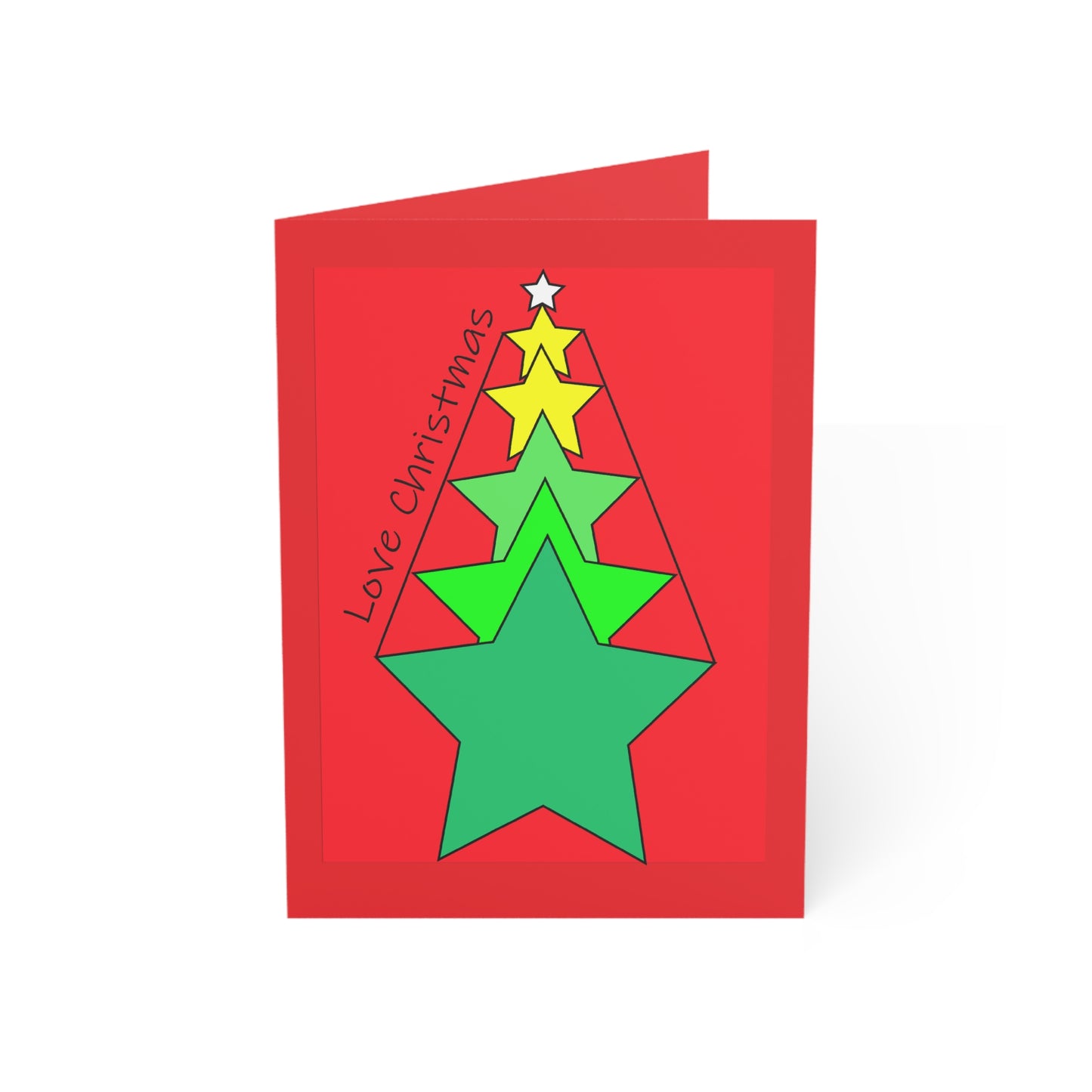 Christmas Star Tree 30pcs. 7" x 5"