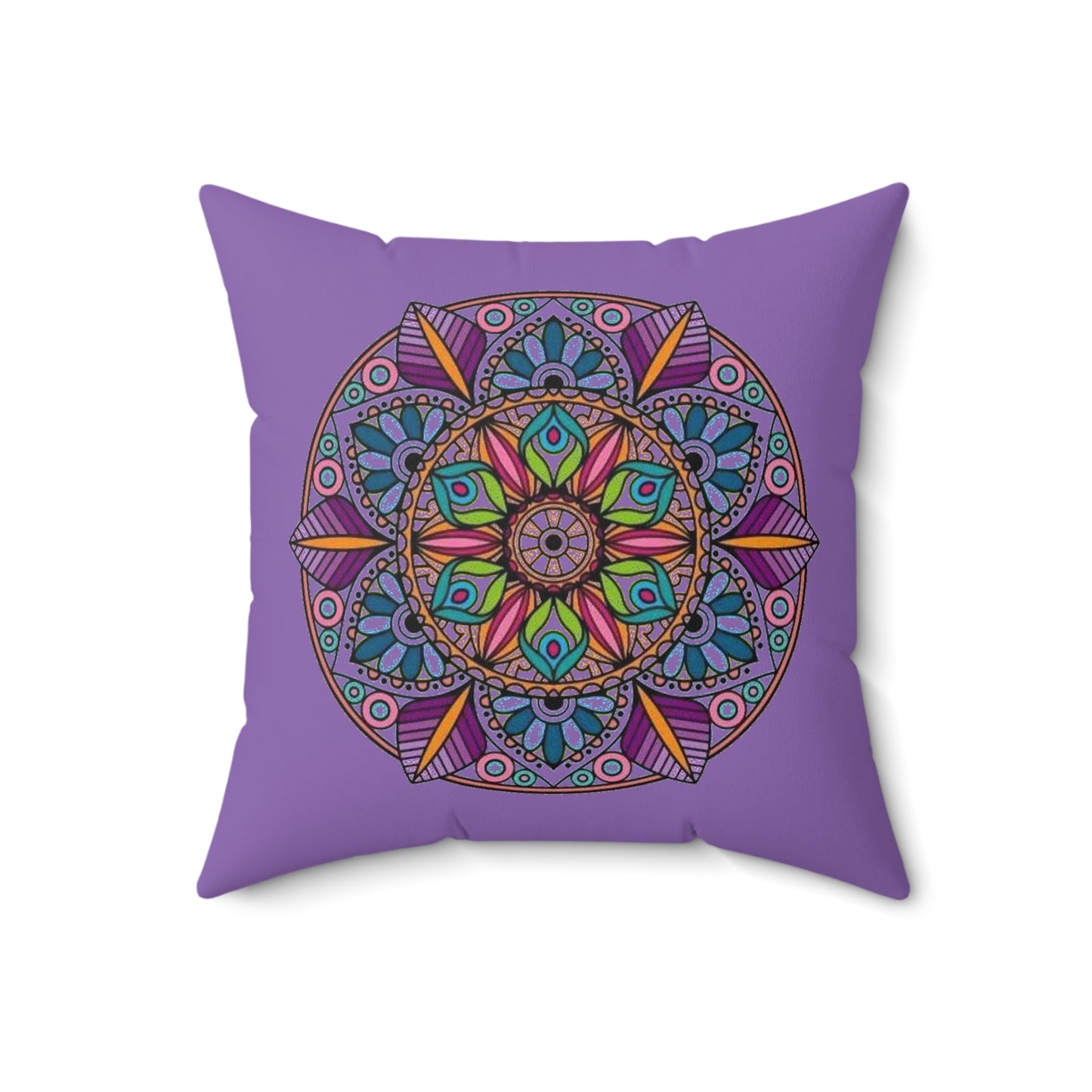 Pillow -polyester /MandalaColor1