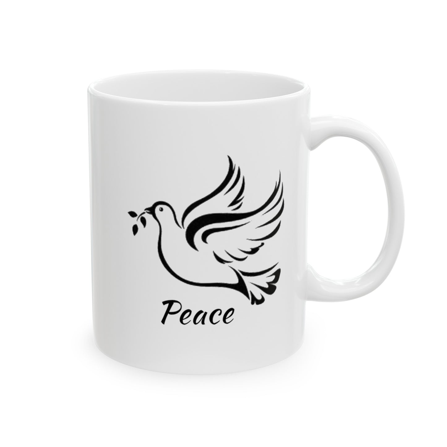 Peace Bird  /Ceramic Mug, 11oz