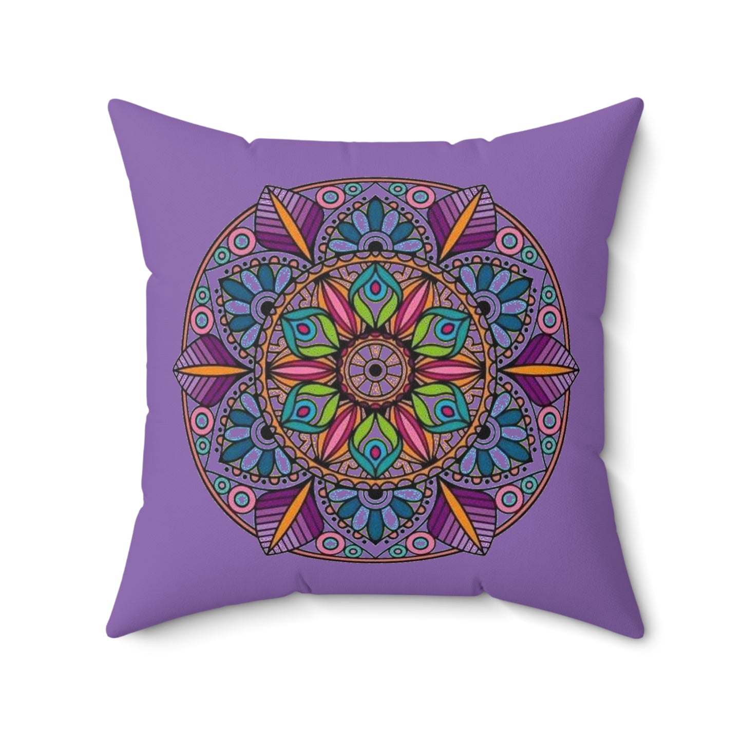 Pillow -polyester /MandalaColor1