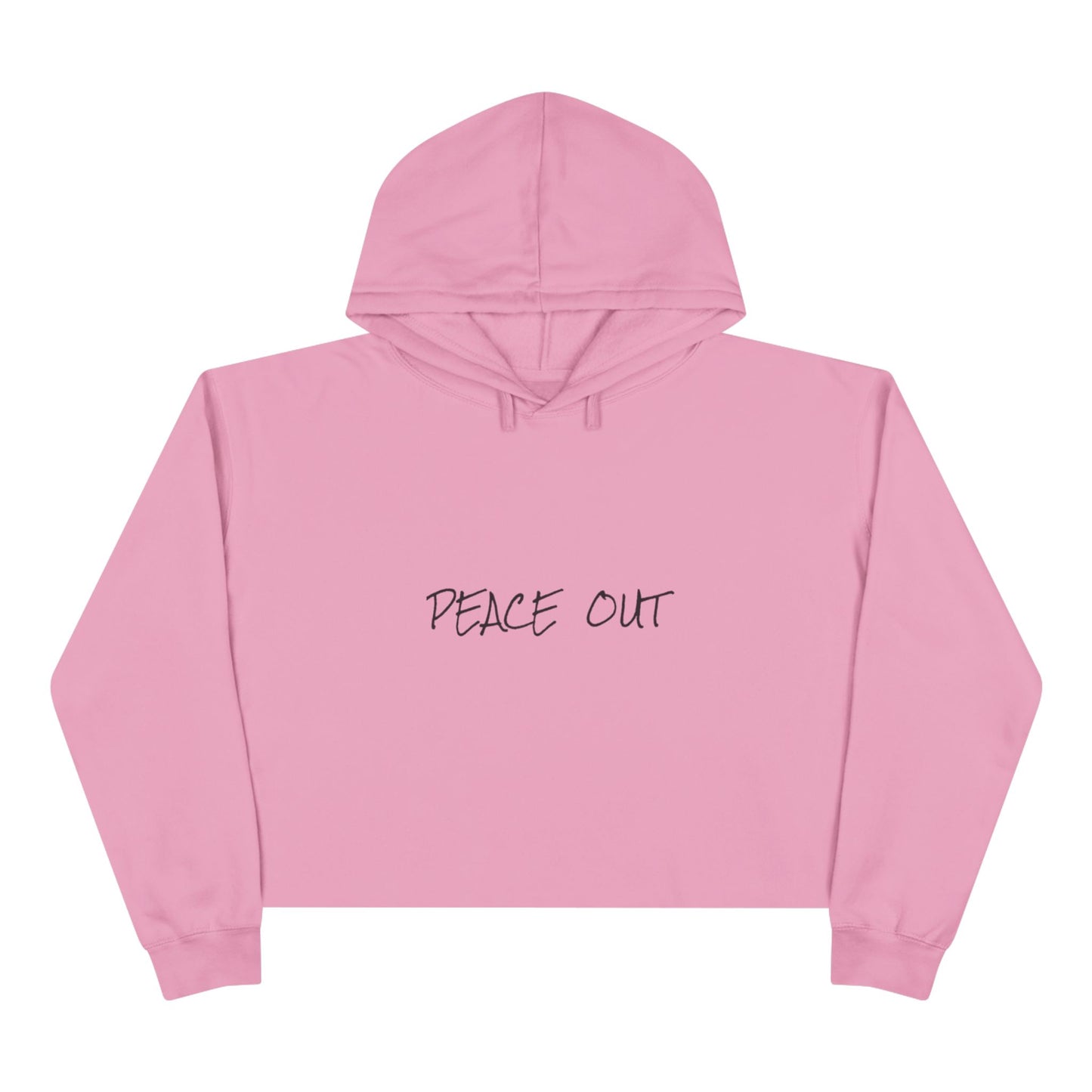 Crop Hoodie -Peace Out
